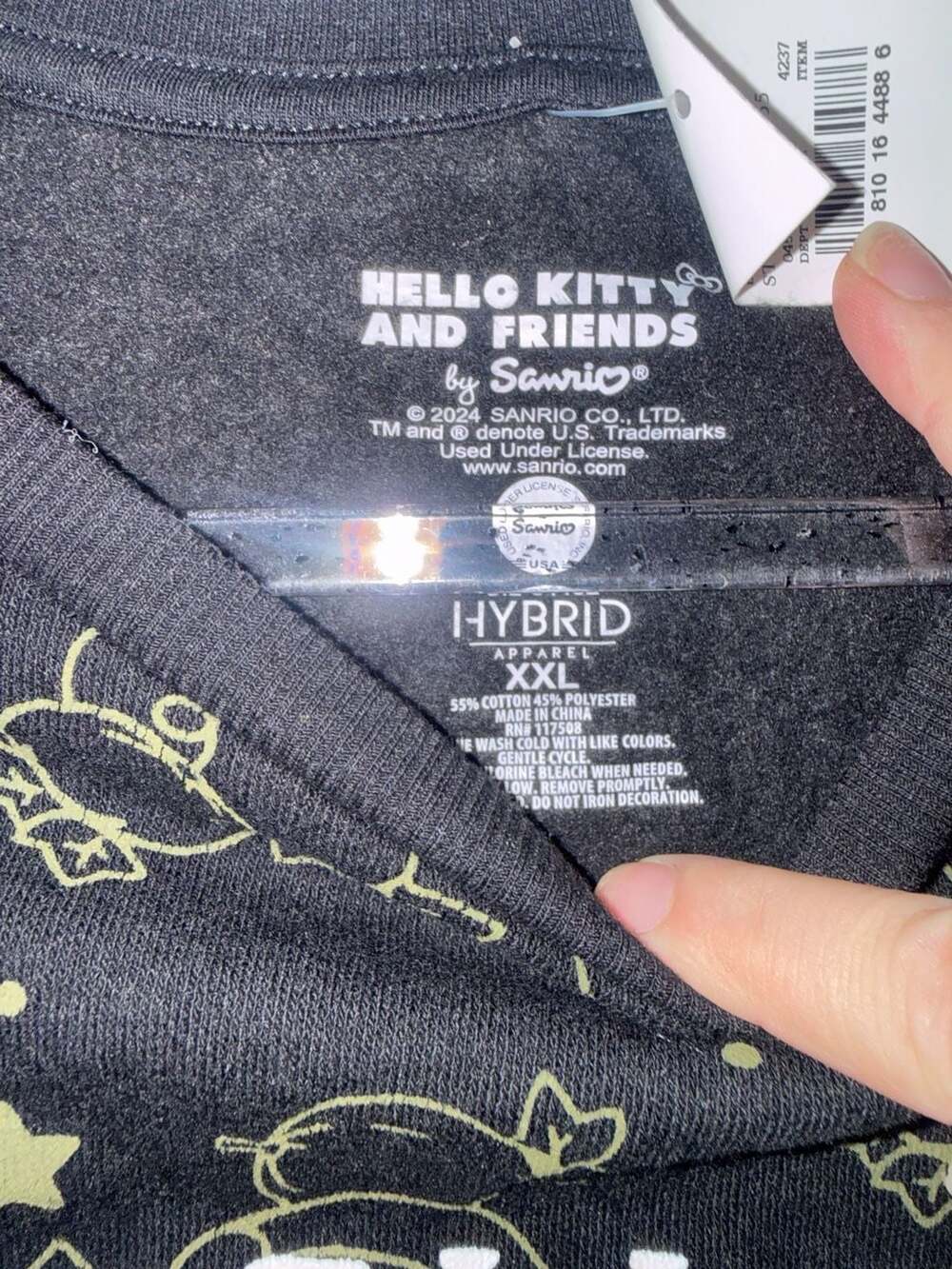 Hello Kitty and Friends Hello Halloween Graphic Sweatshirt - Picture 3 of 3